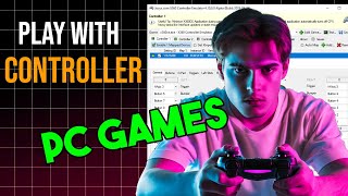 How to Play Any PC Game with ControllerJoystick 2024 [upl. by Ojyram171]