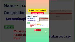 Acetaminophenacetaminophen pain painkiller painrelief short shorts shortvideo shortsvideo [upl. by Yanad]