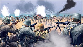 DDAY NORMANDY LANDING  GERMANS DEFENDING ATLANTIC WALL  JUNO BEACH [upl. by Maida]