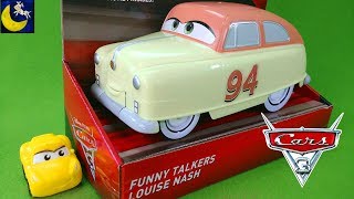 Disney Cars 3 Funny Talkers Louise Nash and Squishy Mashems Cruz Ramirez Mator Toys [upl. by Vita]