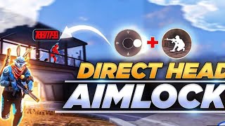 DIRECT HEAD AIMLOCK 💥  TOP 2 BEST TIPS AND TRICKS  JOYSTICK HEADSHOT GLITCH TRICK [upl. by Beckman]