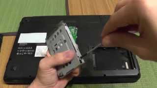 Lenovo G550 Hard Disk Replacement Upgrade [upl. by Shenan376]