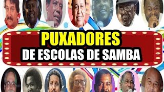 PUXADORES DE ESCOLAS DE SAMBA QUE JÁ FALECERAM [upl. by Cirda276]