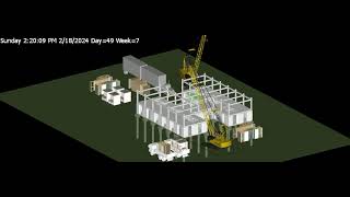 Navisworks Construction Process Animation [upl. by Esmerolda]