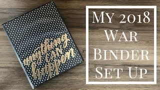 MY 2018 WAR BINDER SET UP  PRAYER JOURNAL  PRAYER ADVICE [upl. by Wait479]