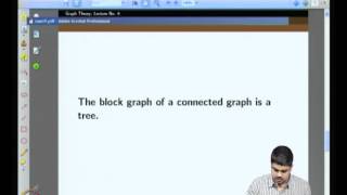 Mod02 Lec09 Connectivity 2connected and 3 connected graphs [upl. by Watters]