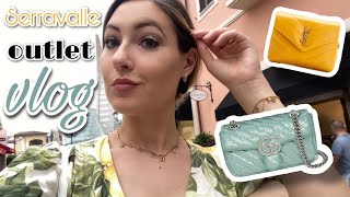 Serravalle 2022 Vlog Designer Outlet Shopping in Italy  follow me around at YSL Burberry amp Gucci [upl. by Niknar]