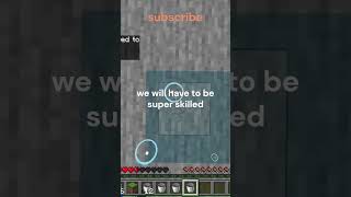 The hardest clutch in bedrock edition of Minecraft [upl. by Euqirat728]