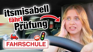 Praktische Führerscheinprüfung mit Itsmisabell 😰 inkl Autogrammkarten  Fischer Academy [upl. by Laurella761]