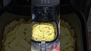 Potato French FriesAirfryer food cooking airfryerrecipes airfryercooking airfry airfryer food [upl. by Ecinuahs]