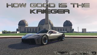 Is The KRIEGER Any Good GTA Online Timed Test [upl. by Nadual]