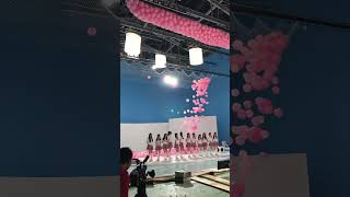 IZONE 아이즈원 1st TVCF OVERHIT filming site behindthescenes 20180909 [upl. by Alikee502]