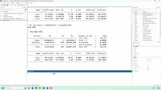 Stata Basics Multiple Regression amp Omitted Variable Bias [upl. by Fablan]