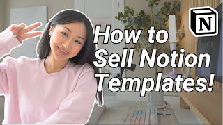 How I Make and Sell Notion Templates Behind the Scenes Step by Step [upl. by Hazlip992]