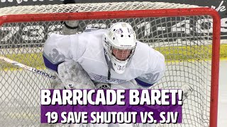 Rumson Fair Haven 1 St John Vianney 0  HS Hockey  Alex Baret 19 Save Shutout [upl. by Conlen]