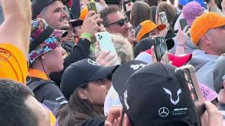 Lewis Hamilton Crowd Surfing at Silverstone [upl. by Orella41]