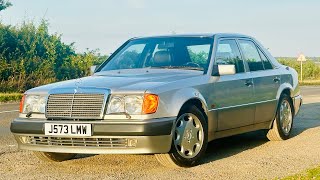 Mercedes 500E the 50 V8 hotrod engineered amp built by Porsche thats quicker than a BMW M5 [upl. by Matronna221]