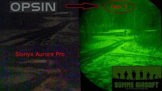 Sionyx OPSIN vs Aurora Pro extreme darkness Test [upl. by Ynamreg]