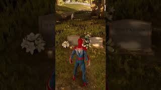 Peter Visits Aunt May And Jefferson Davis Graves In Marvel’s SpiderMan 2 spiderman shorts ￼ [upl. by Bremser]