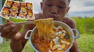 DELICIOUS Tom Yum Noodles Soup Recipe with Egg Made EASY [upl. by Ahcropal]