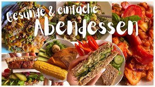 7 GESUNDE ABENDESSEN REZEPTE  Einfache amp Schnelle Ideen mit viel Gemüse Protein VEGGIEVEGAN [upl. by Noicpesnoc733]