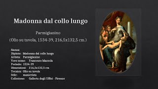 Madonna dal collo lungo  Parmigianino  Analisi dipinto [upl. by Ecyarg925]