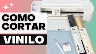 COMO CORTAR Y APLICAR VINILO DE CRICUT PARA PRINCIPIANTES  CRICUT MAKER 3 [upl. by Gewirtz947]