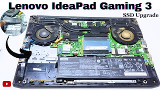 SSD Upgrade Lenovo IdeaPad Gaming 3  How to Upgrade SSD in Gaming Laptops M2 NVMe SSD [upl. by Bandeen865]