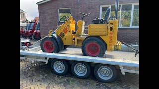 knikmops 130 radlader kniklader kubota wheelloader payloader [upl. by Zere]