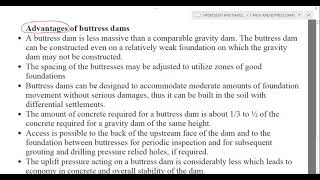 TYPES OF BUTRESS DAMS ADVANTAGES AND DISADVANTAGES CH7 PART 5 [upl. by Caroline422]