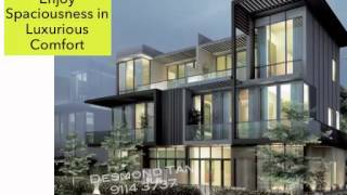 Luxurious Cluster Home Strata SemiDetached at Thomson Three Singapore [upl. by Eanerb]