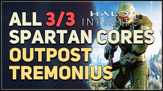 Outpost Tremonius All Spartan Cores Location Halo Infinite [upl. by Namhar]