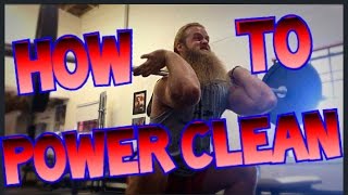 How to Power Clean [upl. by Llerod37]