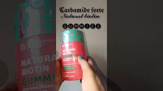 Carbamide Forte collagen and biotin gummies unboxing 🩷🤌 gummies ytshorts [upl. by Poppy916]