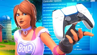 BEST Season 7 PS5 Controller SettingsSensitivity 🎮 Fortnite Competitive PS5 Linear Settings [upl. by Nwaf]