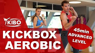 KIBO KickboxAerobic Cardio ADVANCED Workout 45min by Dr Daniel Gärtner English [upl. by Janicki910]