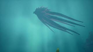 Seeing the Kraken full body underwater in Sea of thieves season 8 [upl. by Katherina]