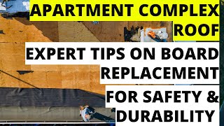 Apartment Roof Makeover Expert Tips on Board Replacement for a Safe amp Durable Roof [upl. by Aihtenyc]