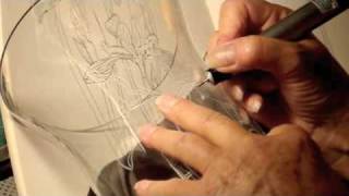 Basic Glass Engraving Tips and Techniques Part 3 [upl. by Krebs]