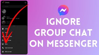 How to Ignore Group Chat in Messenger [upl. by Eirrahs28]