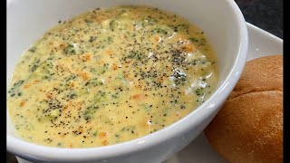 Creamy Broccoli Cheddar Soup Taste Just Like Panera Bread [upl. by Radnaxela365]