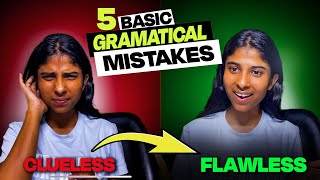 Avoid these Grammatical Errors Basic Level [upl. by Llennol]