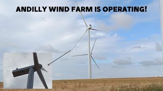 Andilly wind farm is operating [upl. by Conny]