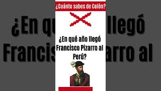 ¿Cuándo llegó el conquistador Francisco Pizarro al Perú franciscopizarro imperioinca historia [upl. by Rolan]