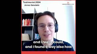 Client Testimonial 2024 Jonas Gesslein [upl. by Servetnick]