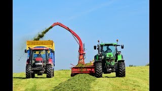 Silage 2019 Kongskilde FCT 1260 MD Trailed Forager 👌👍 [upl. by Imhsar]