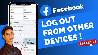 How to Logout Facebook from Other Devices [upl. by Jilly]