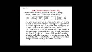 Static instantaneous over current relay [upl. by Suryc]