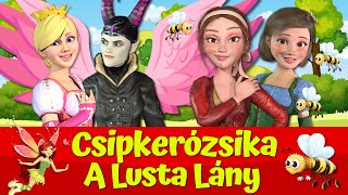 Csipkerózsika 🔴🧙‍♀️ I A Lusta Lány 🔴👧🐝 I Nati Mesék I Magyar Tündérmesék [upl. by Rudie619]