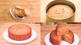 MARIE BISCUITS CAKE IN COOKER I EGGLESS amp WITHOUT OVEN [upl. by Adena440]